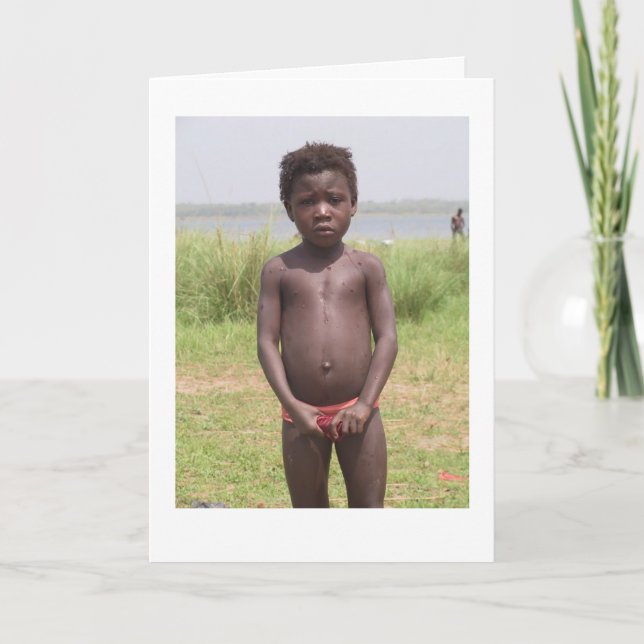 Fluss Oti Kind Karte (Vorderseite)