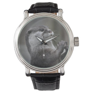 Fluss Otter Armbanduhr