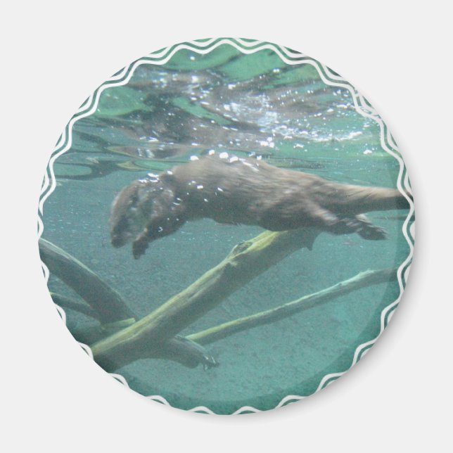 Fluss Otter Magnet (Vorne)