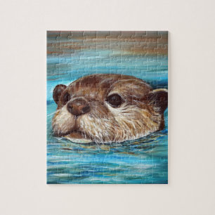 Fluss Otter Painting Puzzle