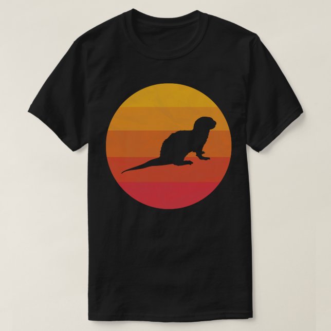 Fluss Otter T-Shirt (Design vorne)