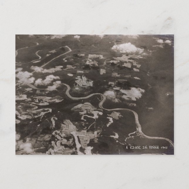 Fluss Penna 1952 Postkarte (Vorderseite)