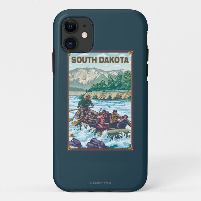 Fluss RaftingSouth Dakota Case-Mate iPhone Hülle (Rückseite)