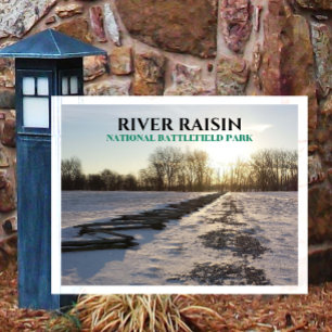 Fluss Raisin Krieg von 1812 National Battlefield P Postkarte