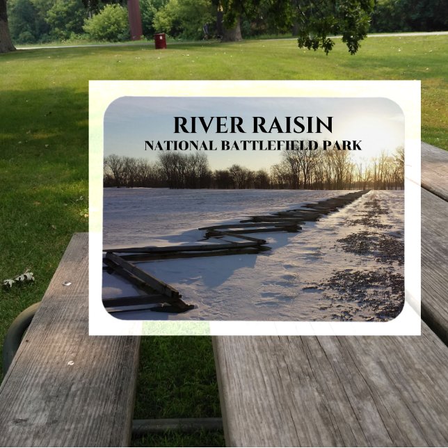 Fluss Raisin National Battlefield Park Krieg von 1 Magnet (Von Creator hochgeladen)