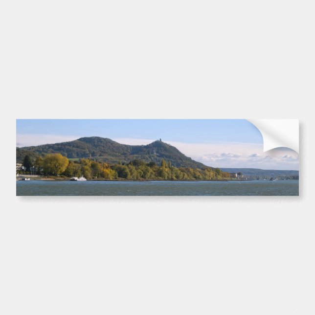 Fluss Rhein Autoaufkleber (Vorne)