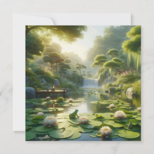 Fluss Serenity Feiertagskarte