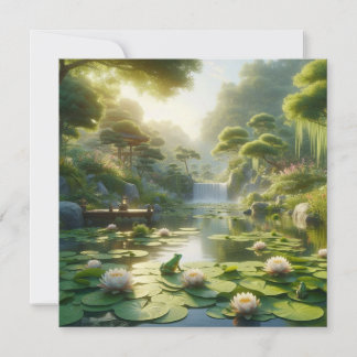 Fluss Serenity Feiertagskarte