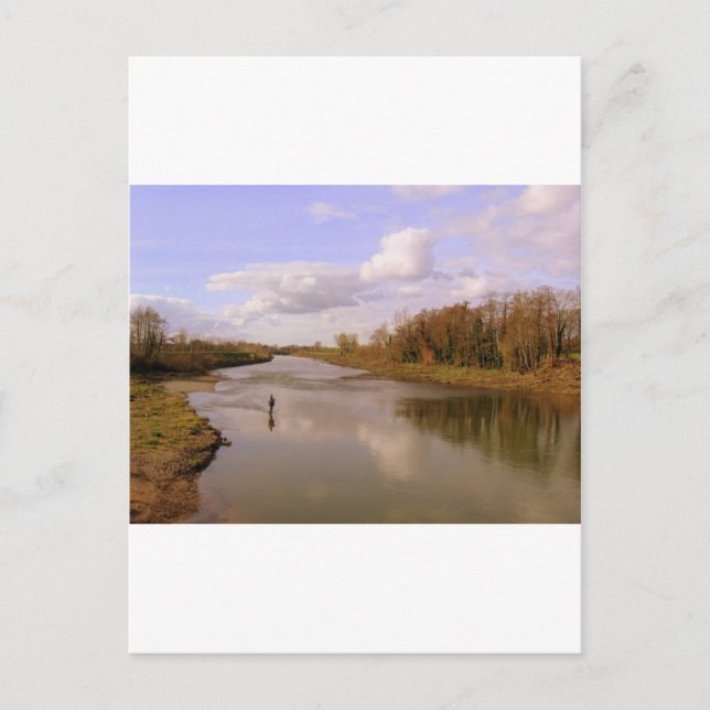 Fluss Shannon Postkarte (Vorderseite)