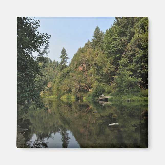 Fluss Siuslaw, Oregon Magnet (Vorne)