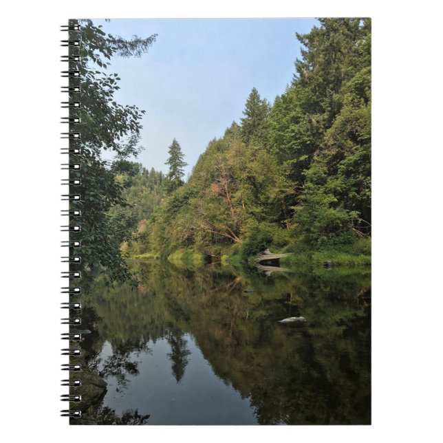 Fluss Siuslaw, Oregon Notizblock (Vorderseite)