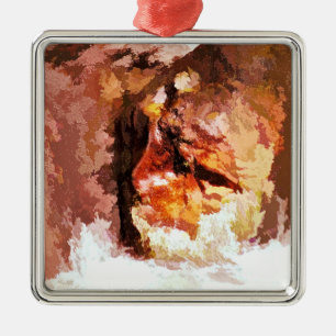 FLUSS SPIRIT ORNAMENT AUS METALL