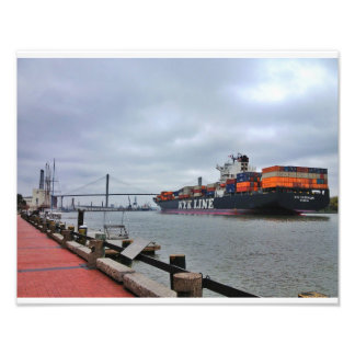 Fluss Street, Savannah Fotodruck