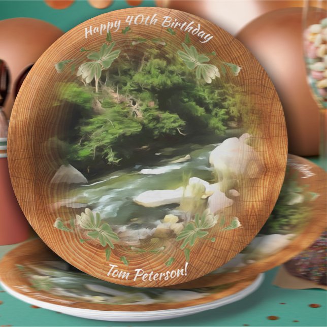 Fluss Süd 0365 Pappteller (Von Creator hochgeladen)