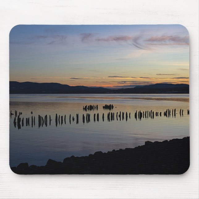 Fluss Sunset Mousepad (Vorne)