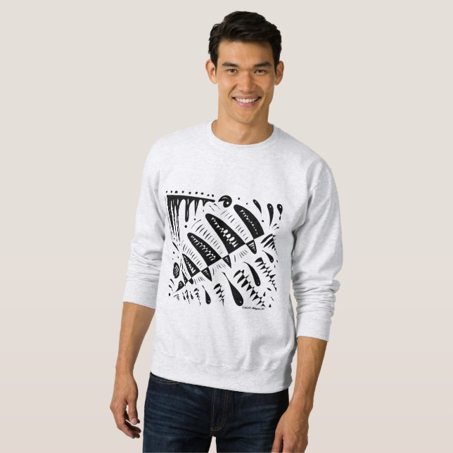 Fluss Sweatshirt (Vorne ganz)