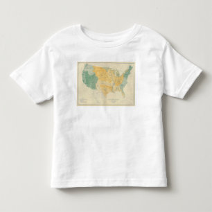 Fluss-Systeme in den US Kleinkind T-shirt