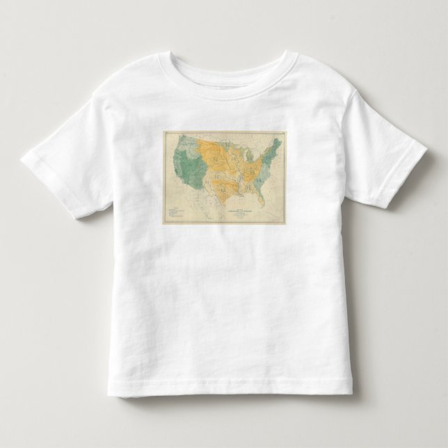 Fluss-Systeme in den US Kleinkind T-shirt (Vorderseite)