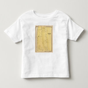 Fluss-Tal-und Mt-St. Vincent Atlas-Karte Kleinkind T-shirt