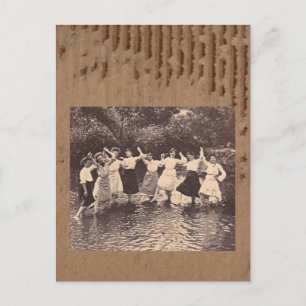 Fluss-Tanz Postkarte