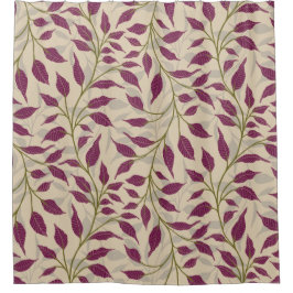 Fluss tanzender Blätter Delicate Green Foliage HD Duschvorhang