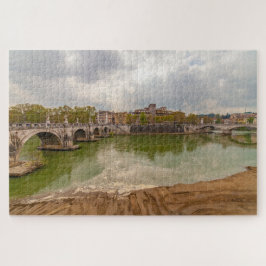 Fluss Tevere in Rom, Italien Puzzle