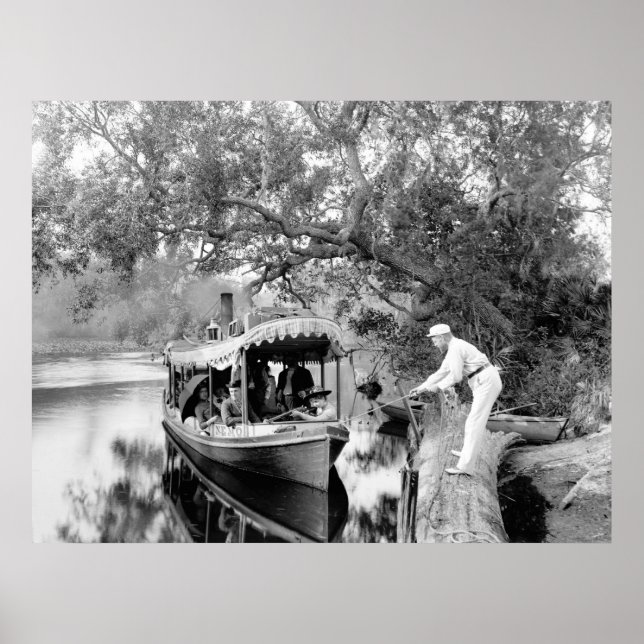 Fluss Tomoka, Florida, 1880 Poster (Vorne)