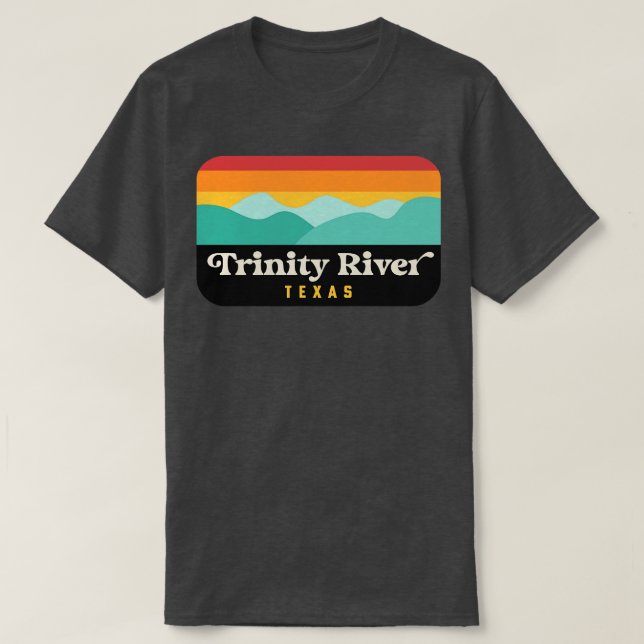 Fluss Tubing in Texas Trinity River Dallas Fort Wo T-Shirt (Design vorne)