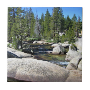 Fluss Tuolumne in Tuolumne Meadows, Yosemite, CA Fliese