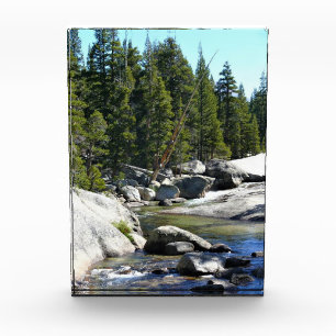Fluss Tuolumne in Tuolumne Meadows, Yosemite, CA Fotoblock
