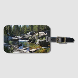 Fluss Tuolumne in Tuolumne Meadows, Yosemite, CA Gepäckanhänger