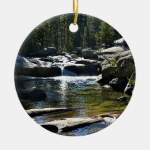 Fluss Tuolumne in Tuolumne Meadows, Yosemite, CA Keramik Ornament