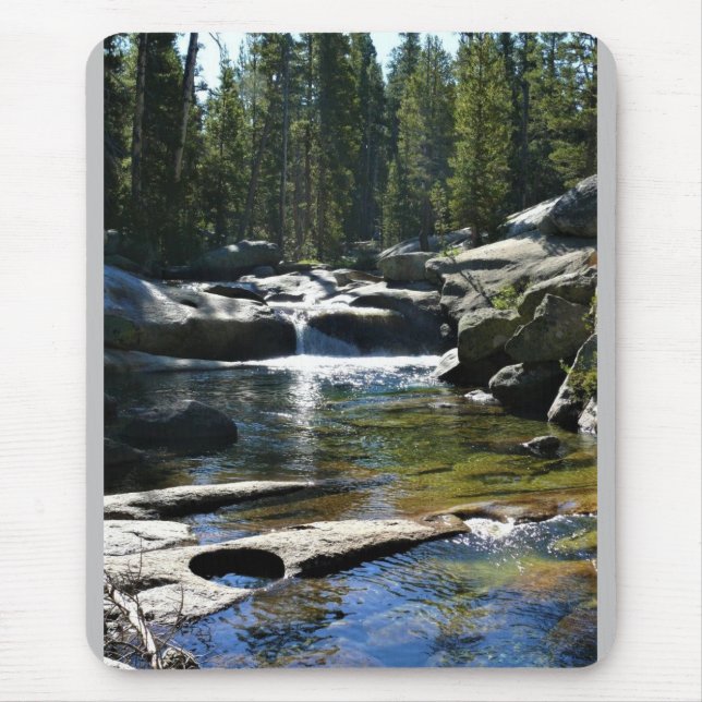 Fluss Tuolumne in Tuolumne Meadows, Yosemite, CA Mousepad (Vorne)