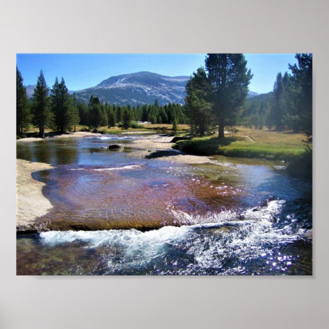 Fluss Tuolumne in Tuolumne Meadows, Yosemite, CA Poster (Vorne)