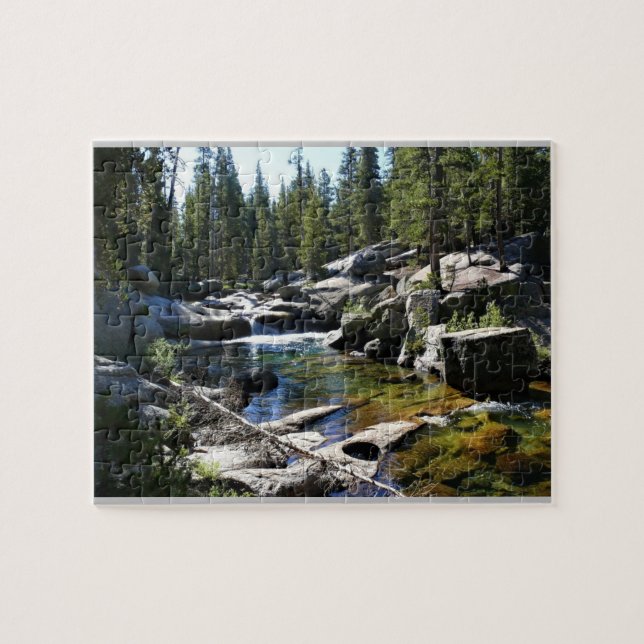 Fluss Tuolumne in Tuolumne Meadows, Yosemite, CA Puzzle (Horizontal)