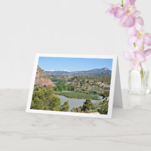 Fluss Turia in Domeño Viejo, Valencia, Spanien Karte