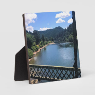 Fluss Umpqua, OR Fotoplatte