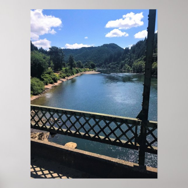 Fluss Umpqua, OR Poster (Vorne)