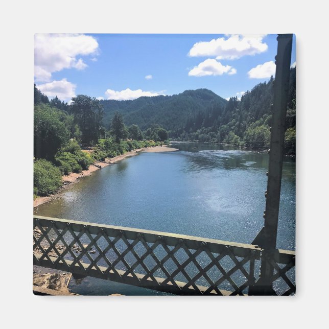 Fluss Umpqua, Oregon Magnet (Vorne)