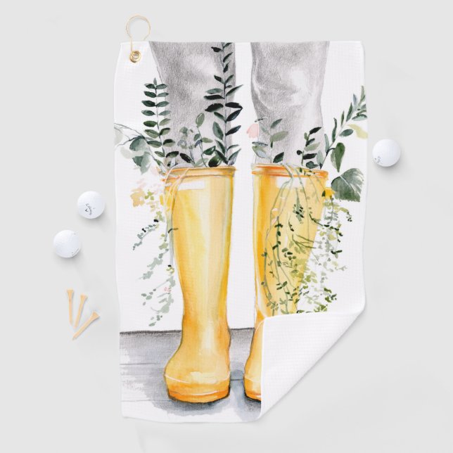 Fluss und Wachstum I Golfhandtuch (Insitu)