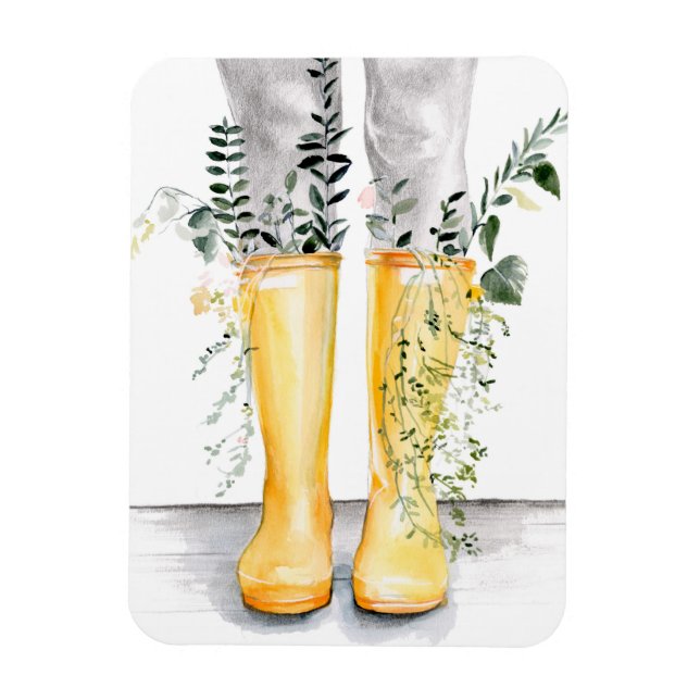 Fluss und Wachstum I Magnet (Vertikal)