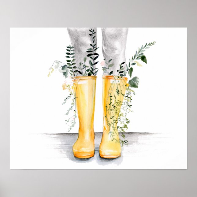 Fluss und Wachstum I Poster (Vorne)