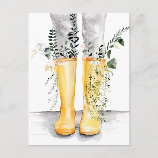 Fluss und Wachstum I Postkarte (Vorderseite)