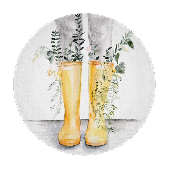 Fluss und Wachstum I Schneidebrett (Vorderseite)