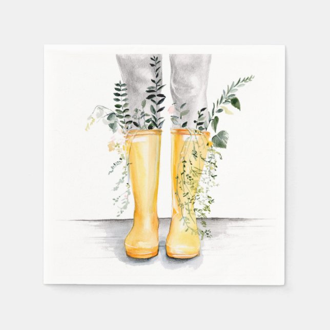 Fluss und Wachstum I Serviette (Vorderseite)