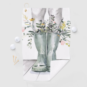 Fluss und Wachstum II Golfhandtuch