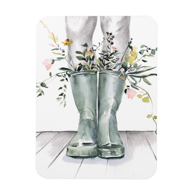 Fluss und Wachstum II Magnet (Vertikal)