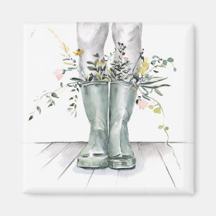 Fluss und Wachstum II Magnet