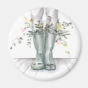 Fluss und Wachstum II Magnet