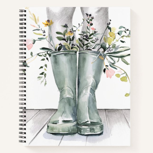 Fluss und Wachstum II Notizbuch (Vorderseite)